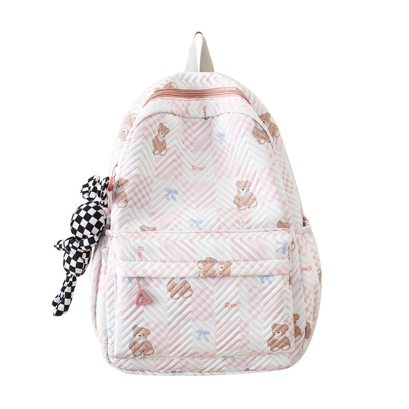 Campus style student backpack large capacity