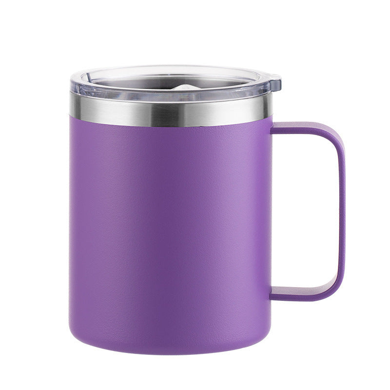 Vacuum water cup can be printed with logo.