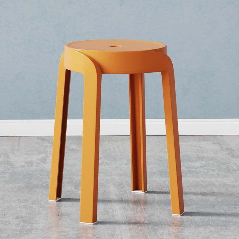 Thick Plastic Stool Stackable Home