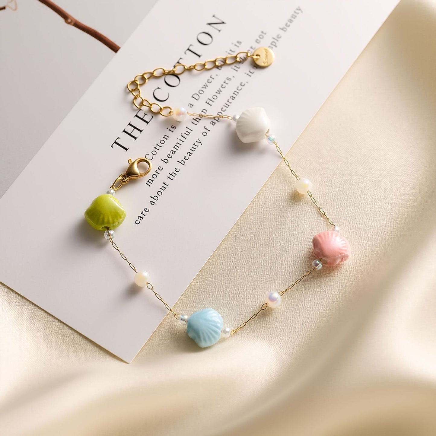 Natural Stone Geometric Necklace & Bracelet Set