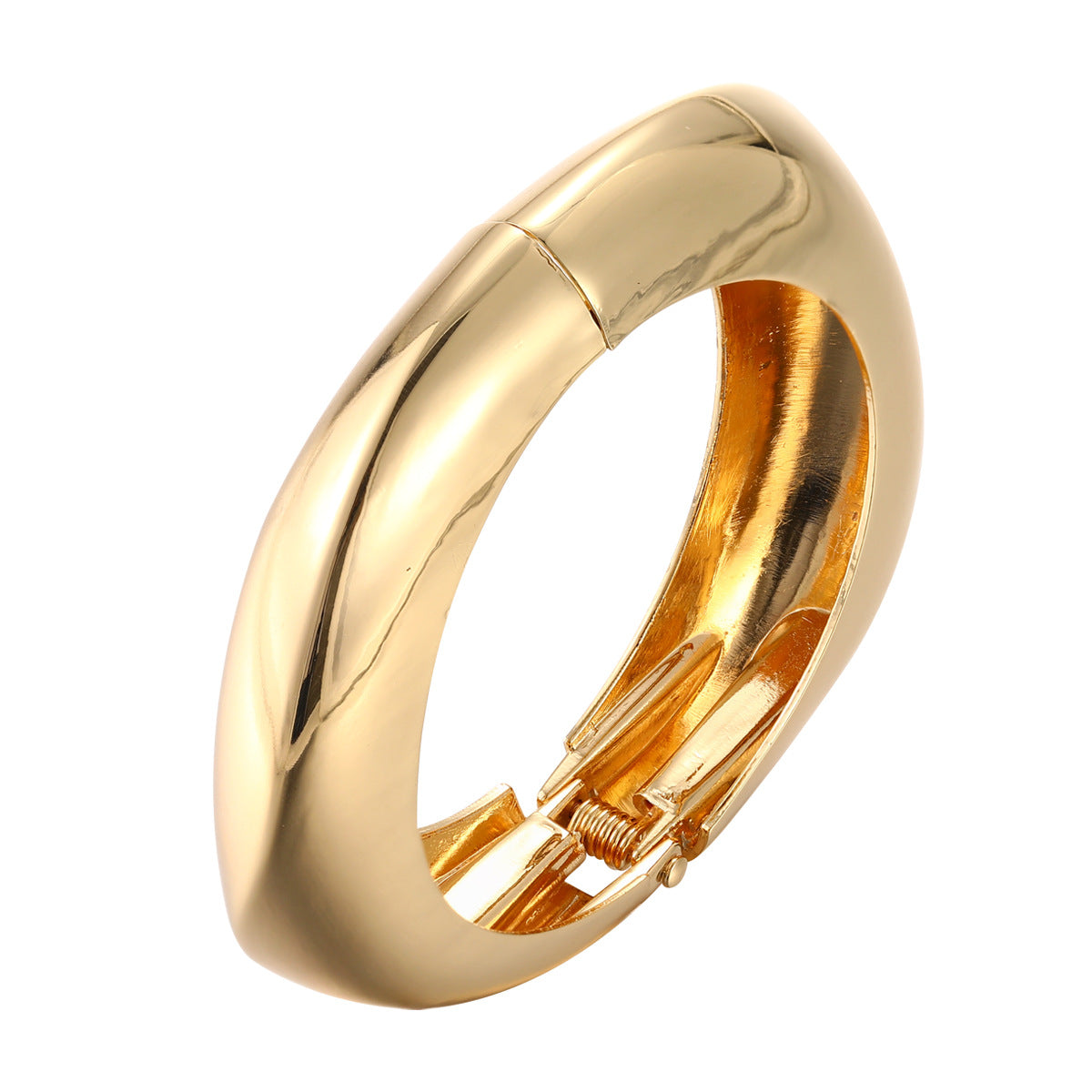 3-Piece Irregular Metal Bracelet Set