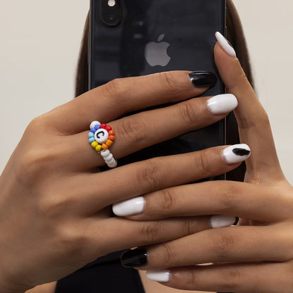 Acrylic letter beaded necklace