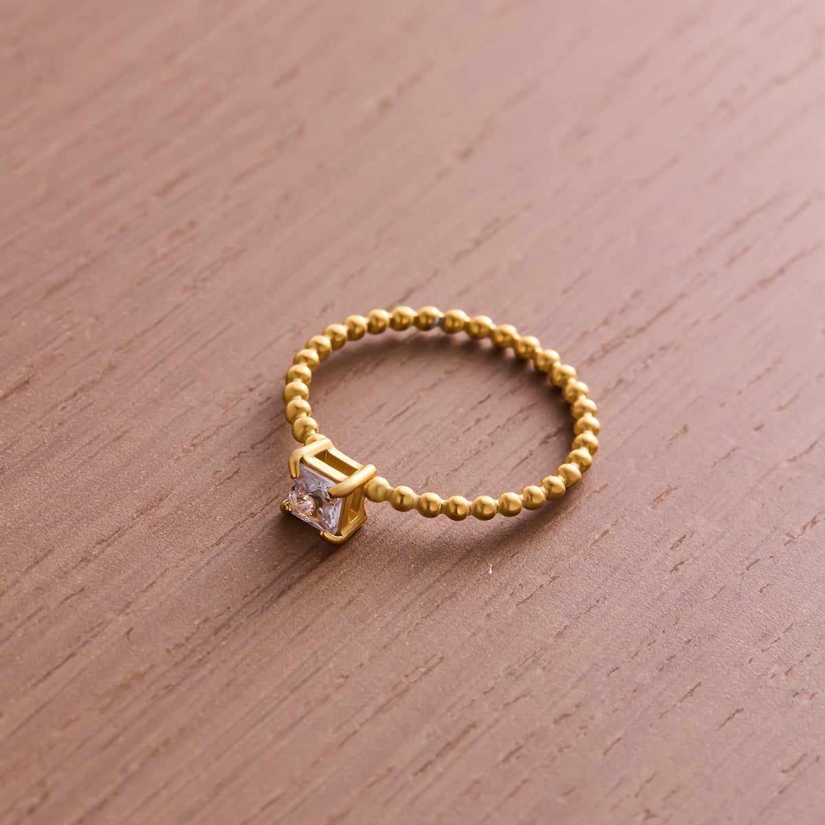 Women's Titanium Steel Full-Diamond Ring — Elegant Versatile Wholesale