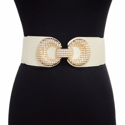 Double ring buckle elastic elastic waist seal