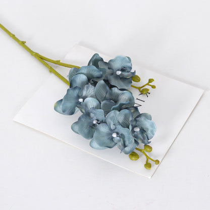 9 autumn color Phalaenopsis artificial flowers