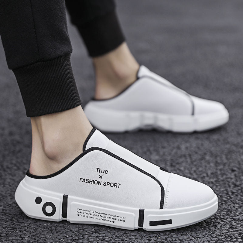 Breathable Slip-On White Loafers