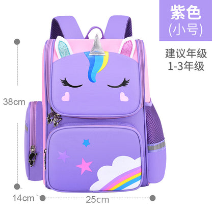Cartoon printed logo backpack