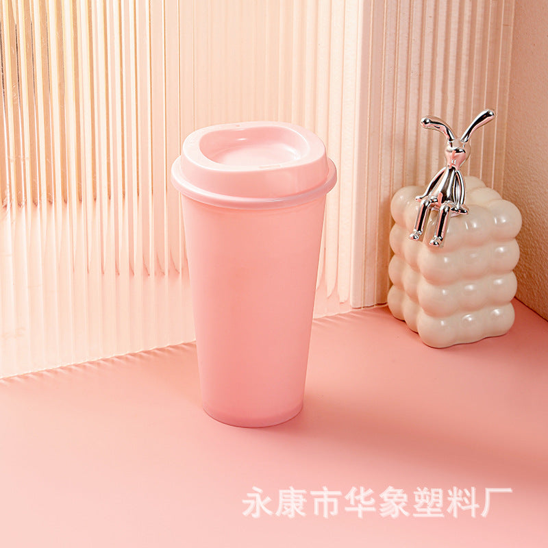 Color coffee cup pp material 475ml