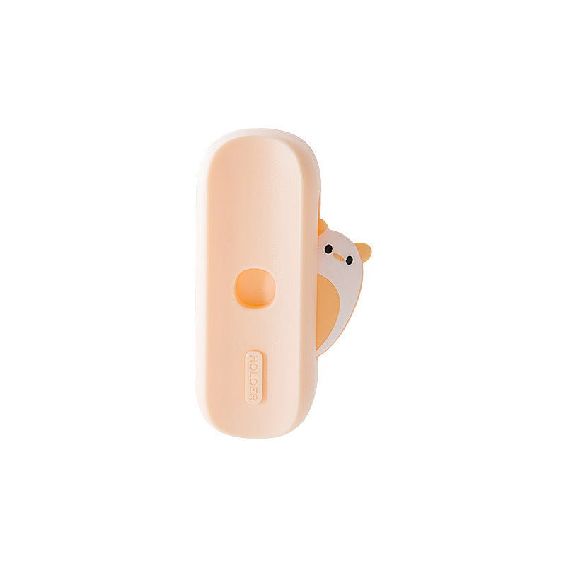 Toothbrush Holder No-Punch 2-Person Toothbrush Holder Bracket