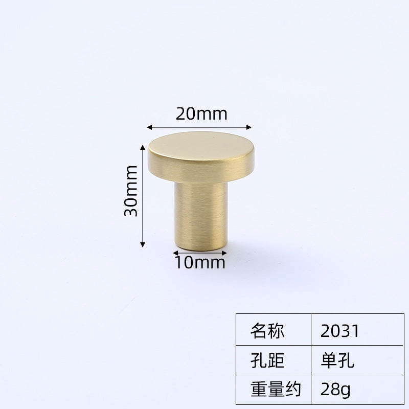 Brass cabinet handle