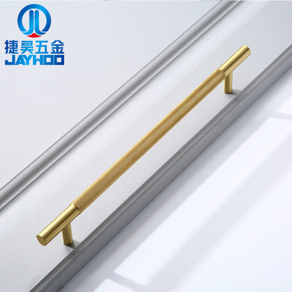 Gold reticulated drawer brass handle