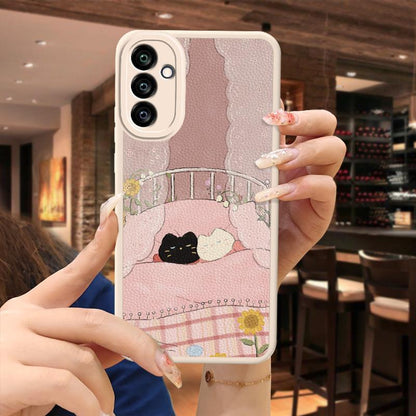 Samsung S23FE Shockproof Airbag Case Minimalist Fun Couple Dustproof