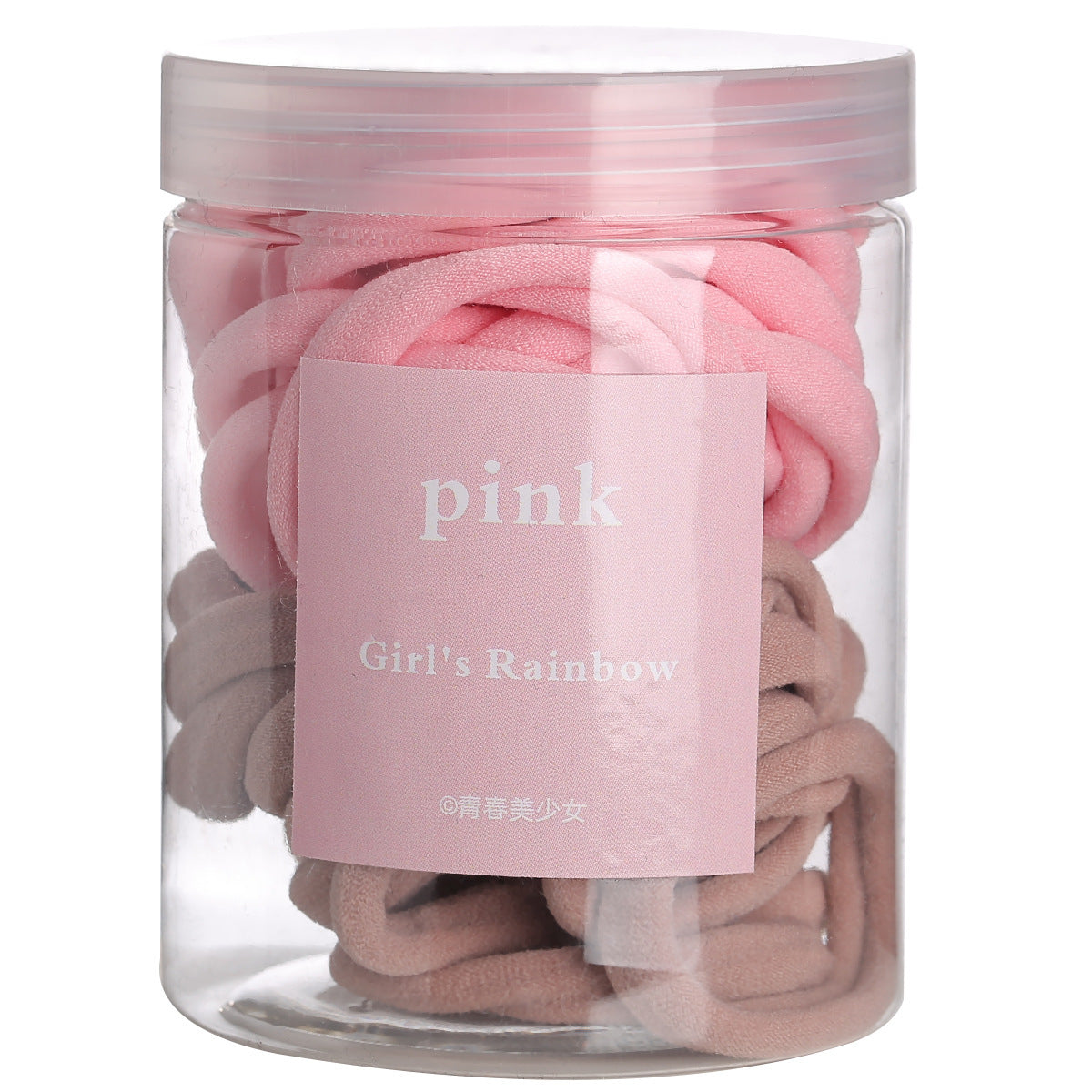 50-Pack Candy Color Scrunchies