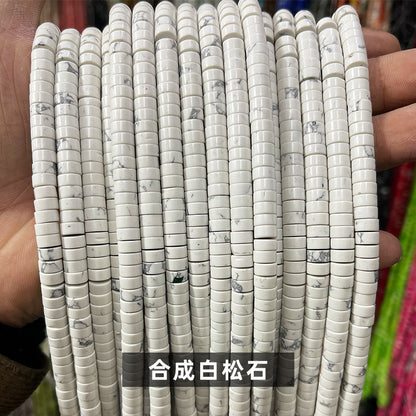 3 * 6Mm natural stone right angle disc loose beads