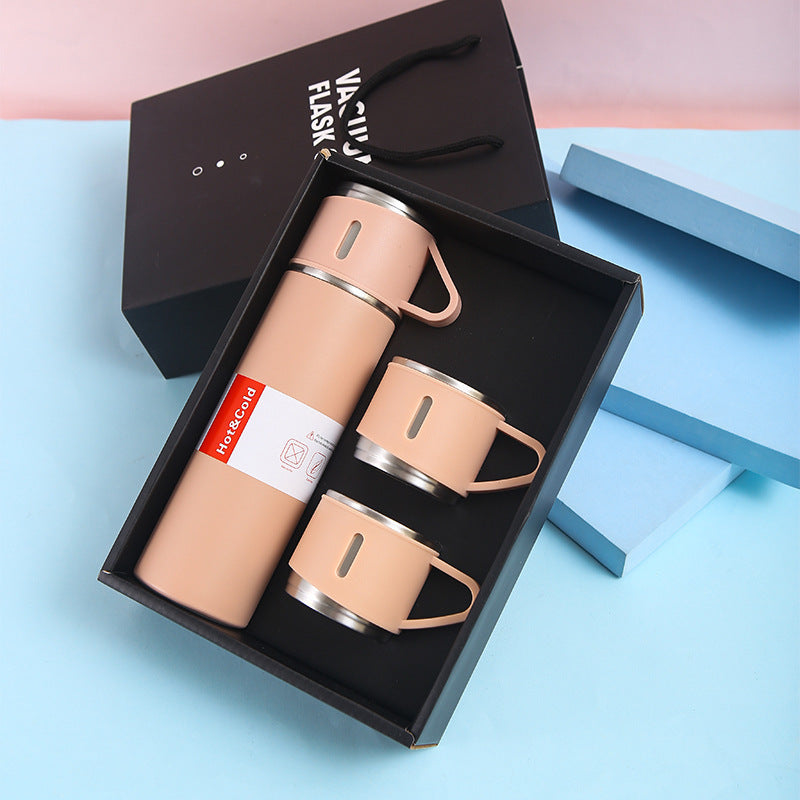 500ML double-layer vacuum outlet thermos cup