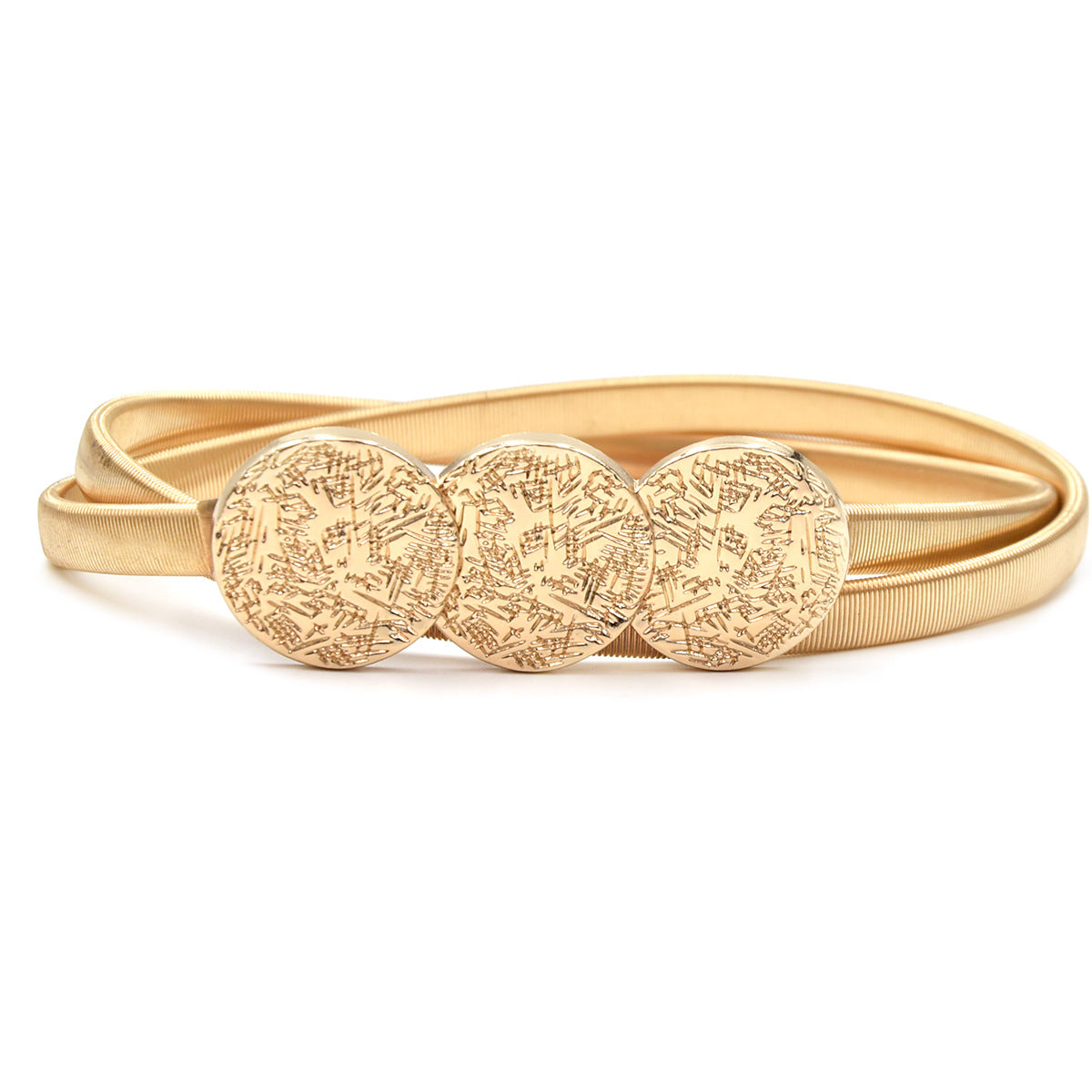 Elastic Metal Belt Gold Waist Chain