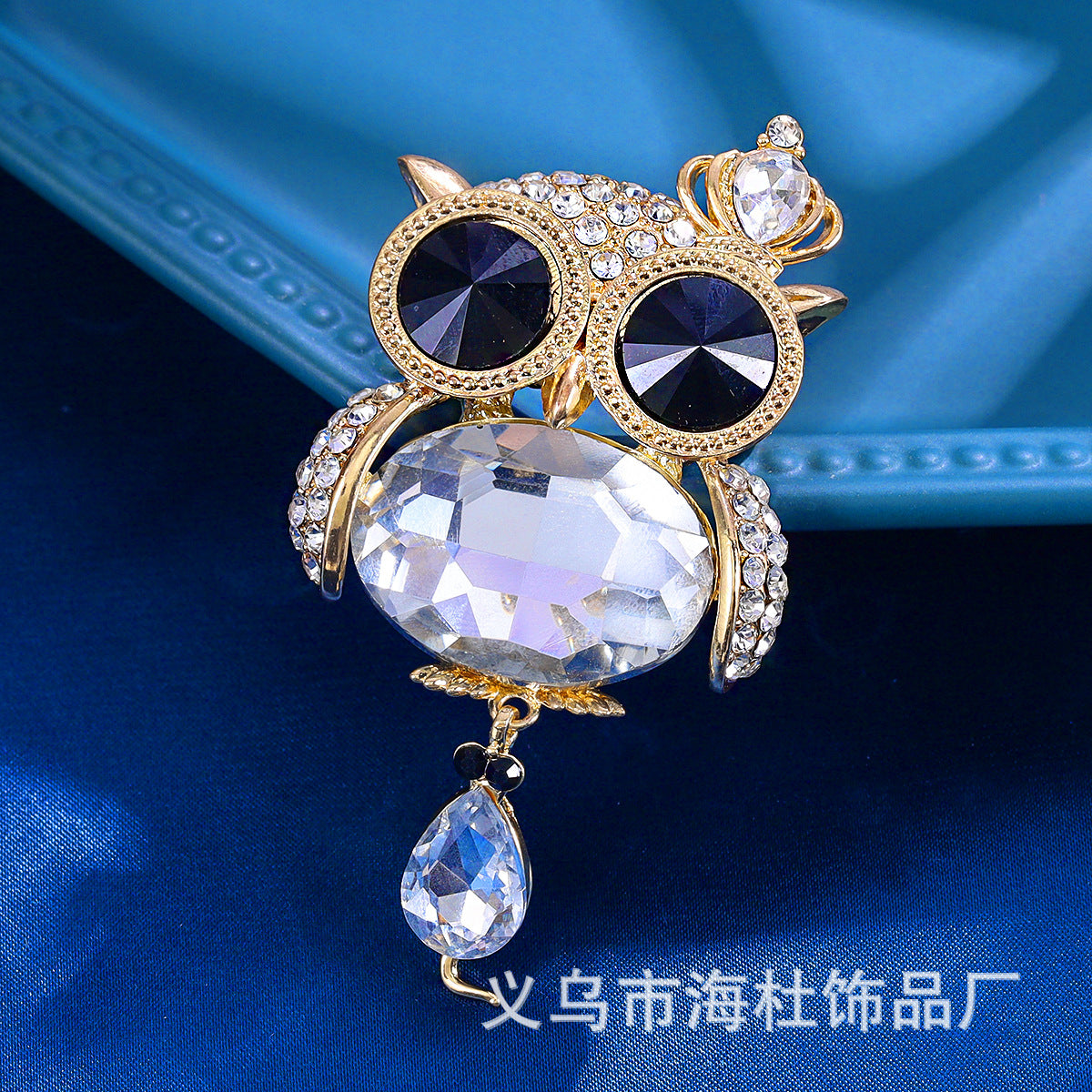 Owl and Mouse Brooch