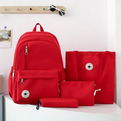 Four-piece backpack, wear-resistant and waterproof