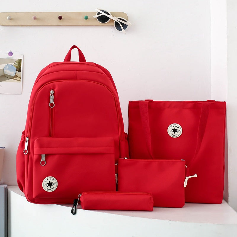 Four-piece backpack, wear-resistant and waterproof