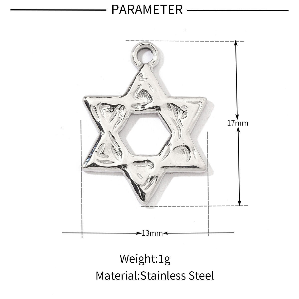 Star Sun Titanium Steel Necklace Pendant ins