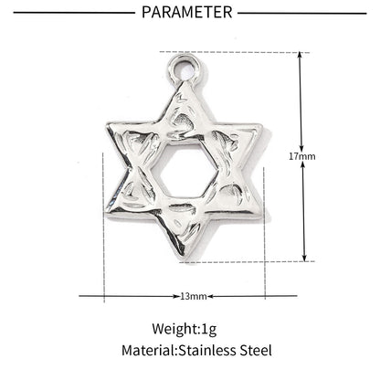 Star Sun Titanium Steel Necklace Pendant ins