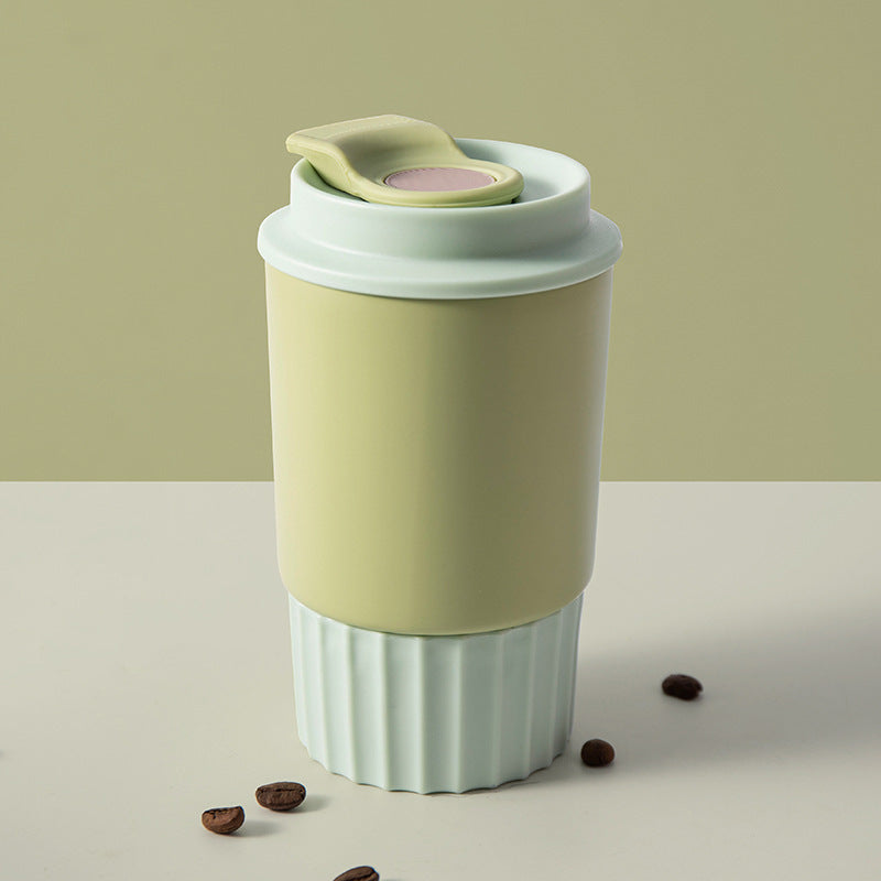 Stainless steel coffee cup thermos cup