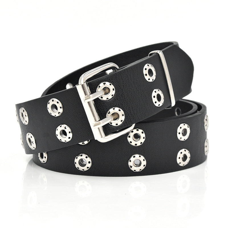 hot sale Punk ladies pin buckle belt