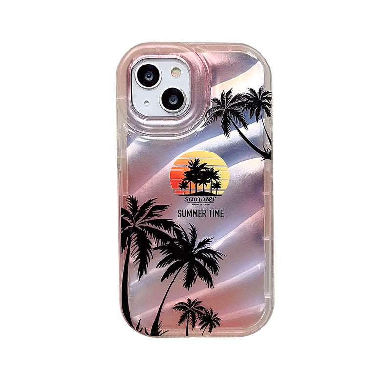 Apple 15 Pro Wave Summer Heat iPhone 12/11 Coconut Tree Shockproof