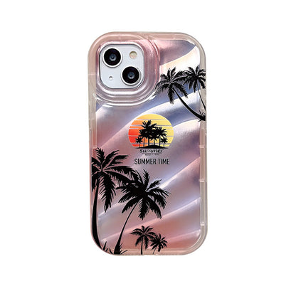 Apple 15 Pro Wave Summer Heat iPhone 12/11 Coconut Tree Shockproof