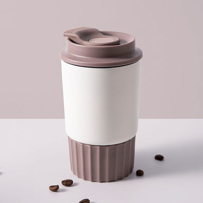 Stainless steel coffee cup thermos cup