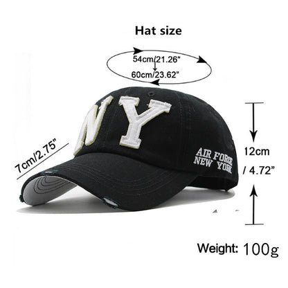 Gorra de béisbol lavada en primavera 