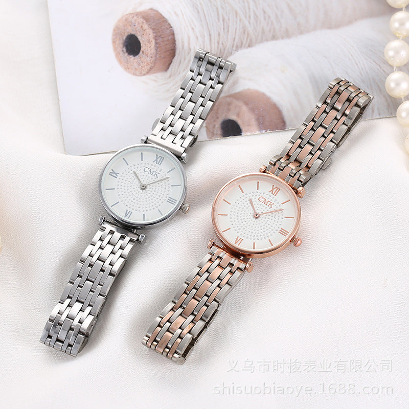 Reloj de lujo para mujer con diamantes de imitación 