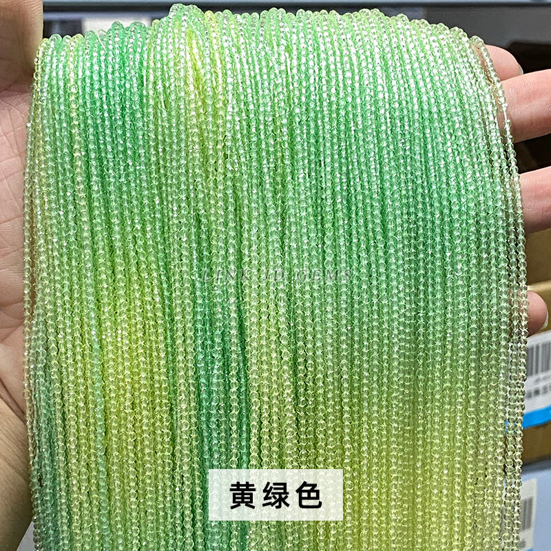 2Mm dopamine color section crystal flat beads