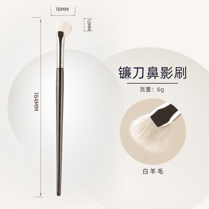 24-Piece Animal Hair Makeup Brush Set