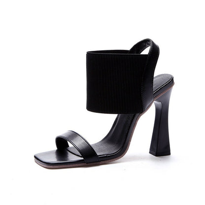 Sexy stiletto high heel sandals woman