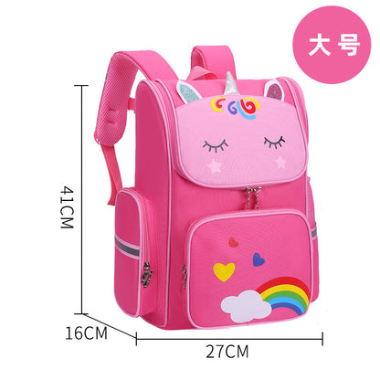 Cartoon printed logo backpack