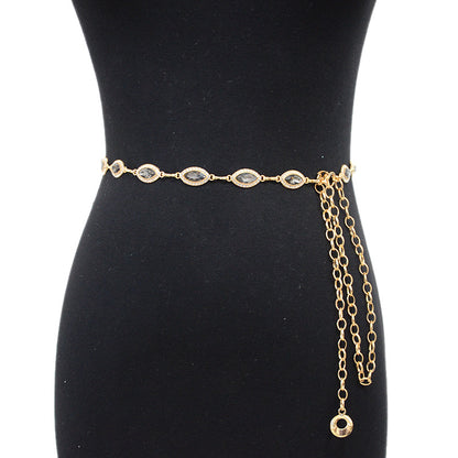 Halloween Decorative Crystal Waist Chain