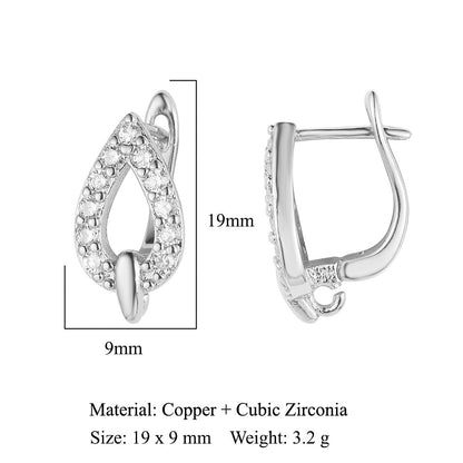 Round shell women's ear buckle