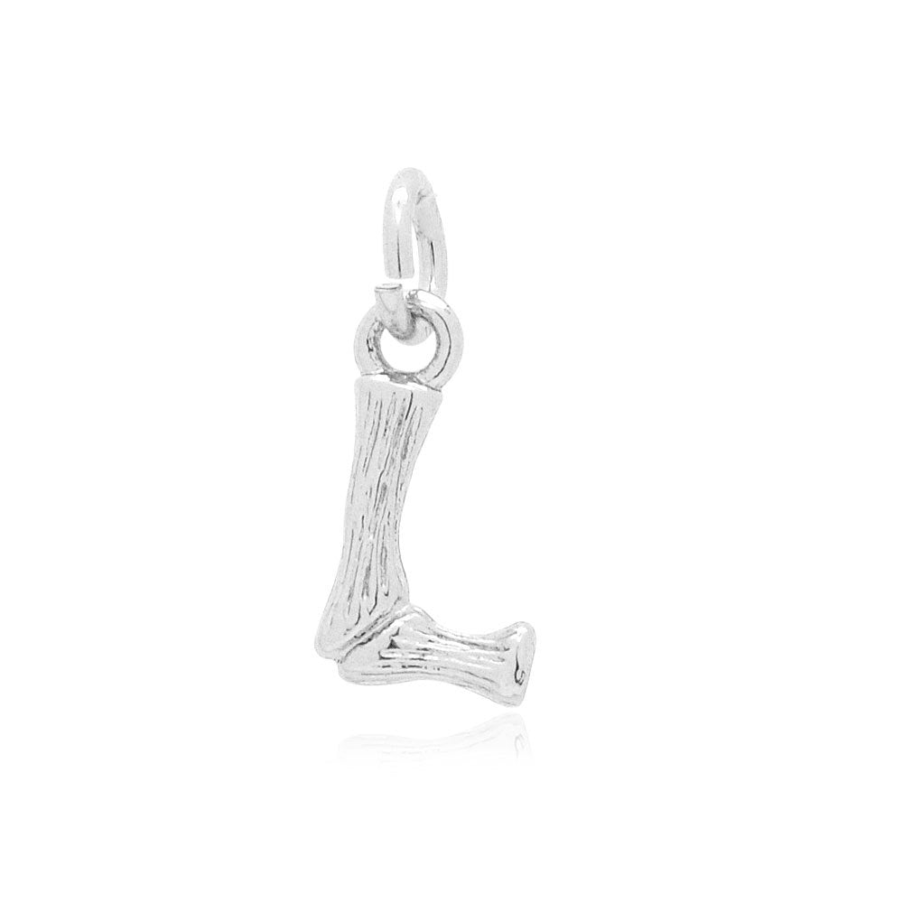 5 pcs/pack of 26 English alphabet brass pendants