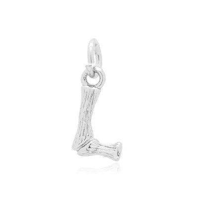 5 pcs/pack of 26 English alphabet brass pendants