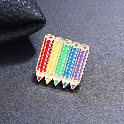 Oil drop cartoon pin