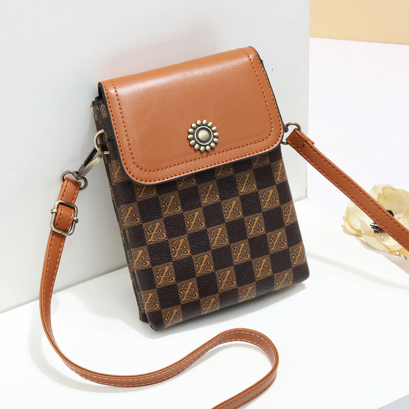 Alphabet checkerboard bag