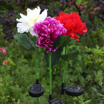 Solar Peony Landscape Light