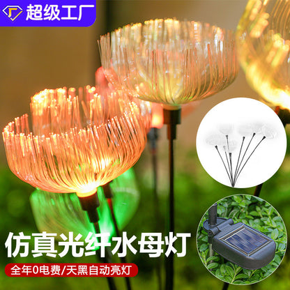 La prenda impermeable al aire libre de la luz solar de las medusas de la fibra óptica llevó la luz coloreada 