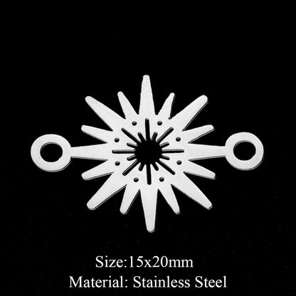 5 pcs/bag, eye fairy face pendant.