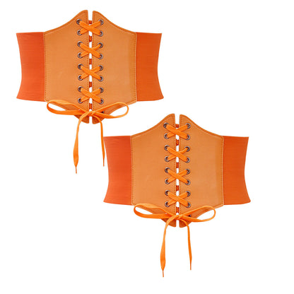 Elastic waist width belt