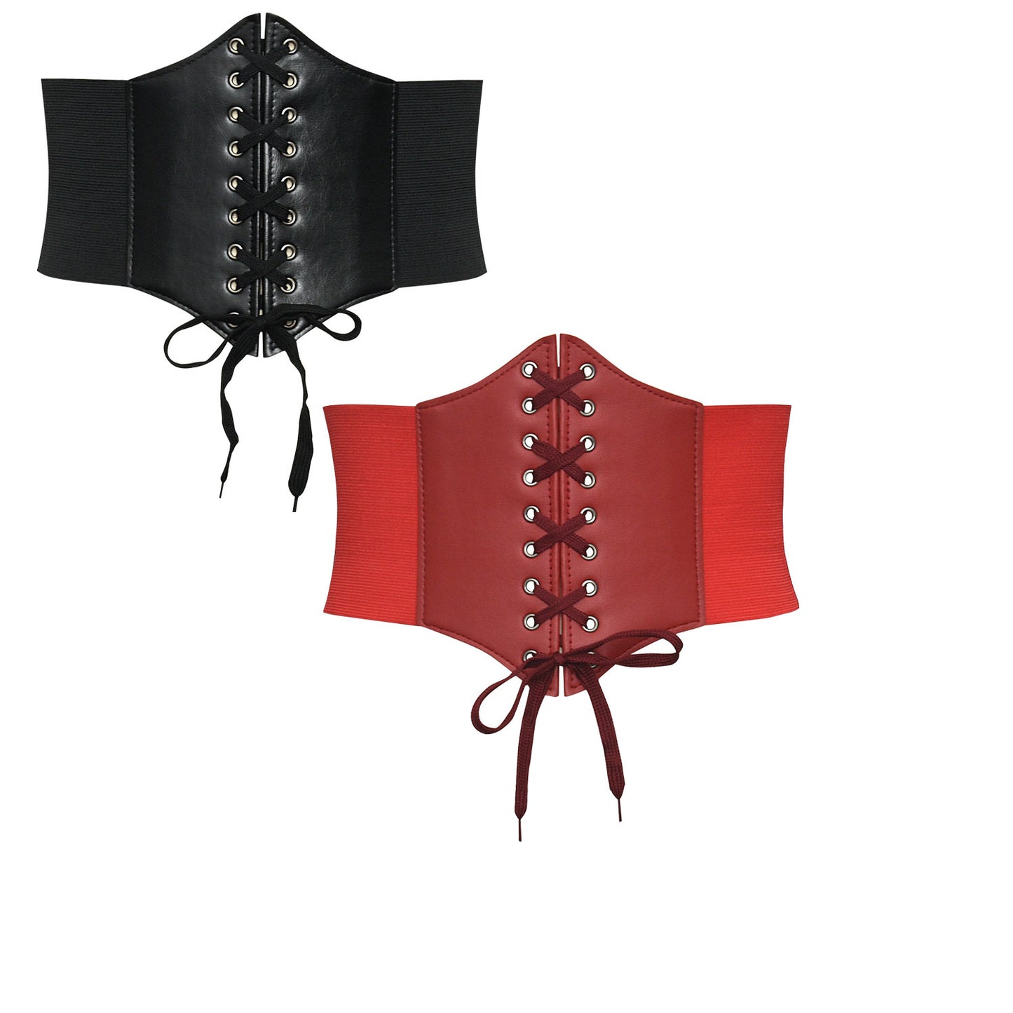 Elastic waist width belt