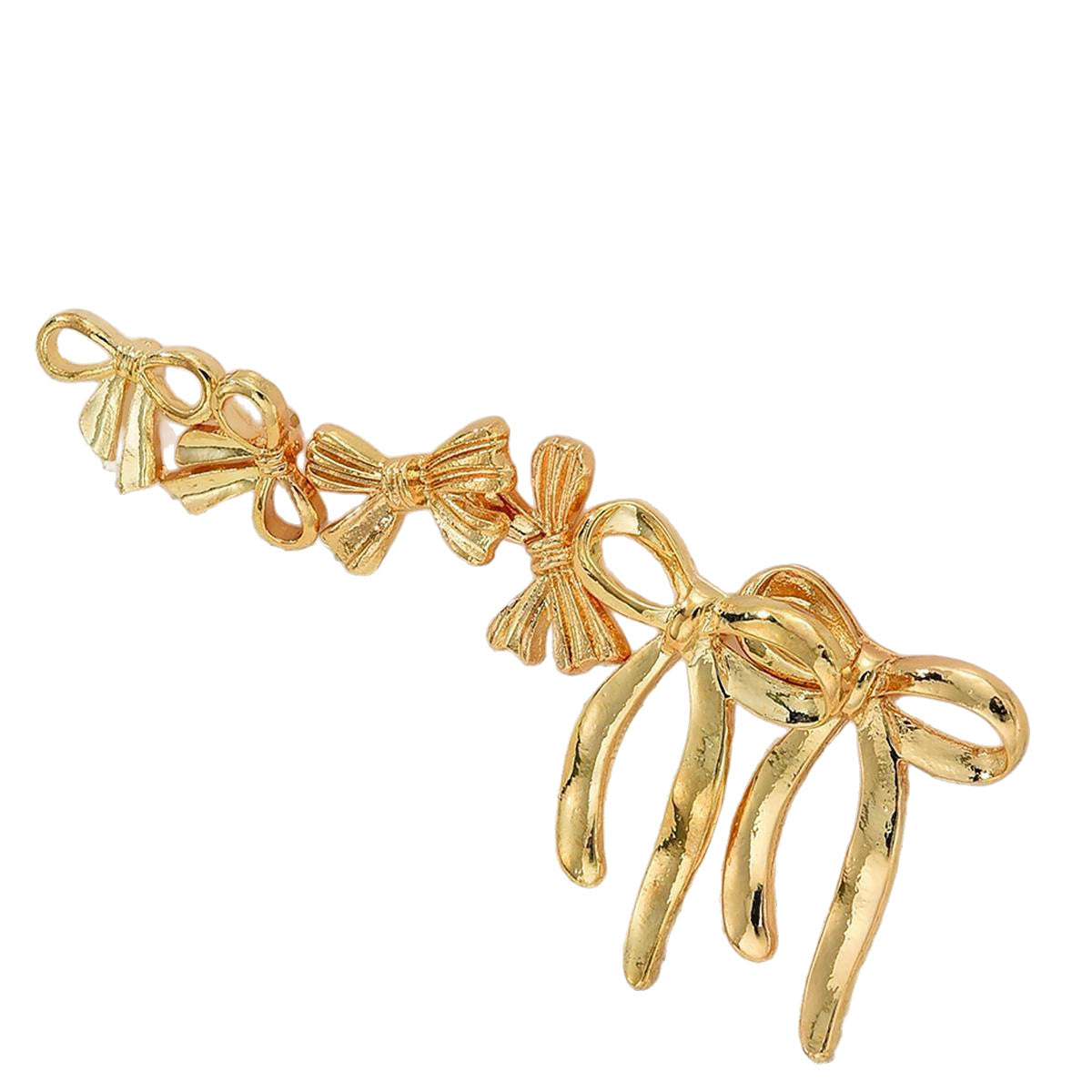 Alloy Bow Stud Earring Set