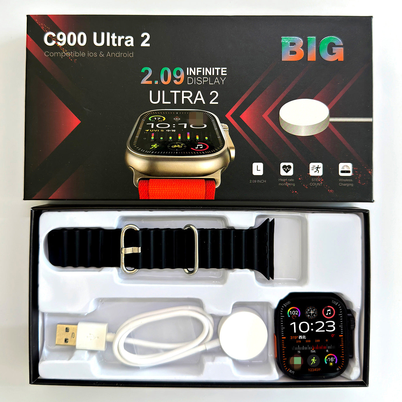 S9 Ultra 2 Bluetooth Calling Men's Sports Watch