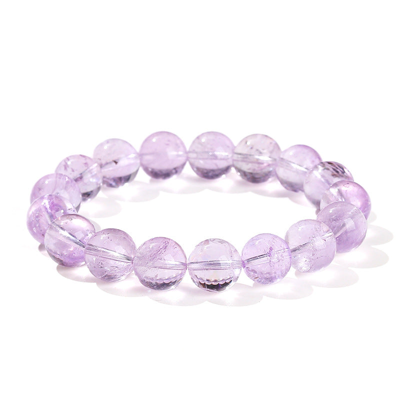7A Natural Ice Penetrating Lavender Amethyst Bracelet